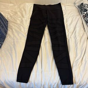 Black mesh lululemon leggings